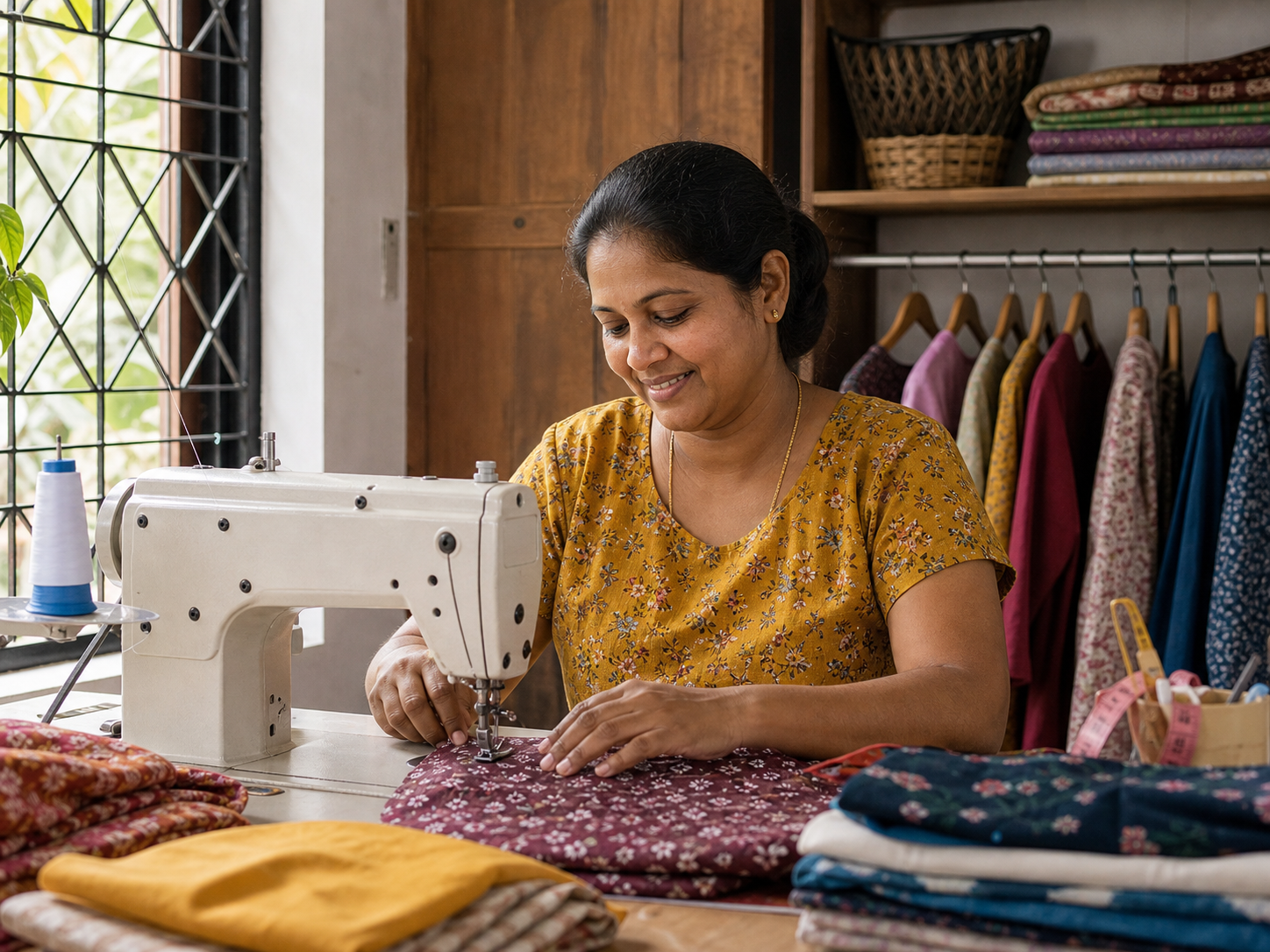 AI-generated home tailoring livelihood impact scene