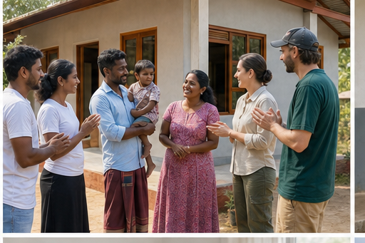 New Homes Completed for 12 War Widow Families in Kattankudy